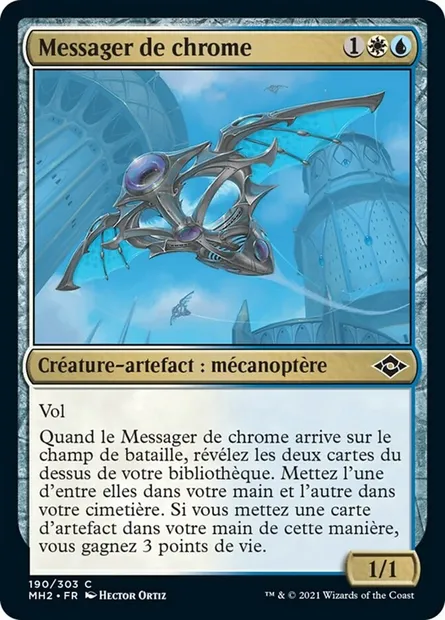 Messager de chrome, carte Magic MH2 190 — extension Horizons du Modern 2