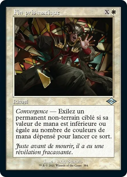 Fin prismatique, carte Magic MH2 384 — extension Horizons du Modern 2
