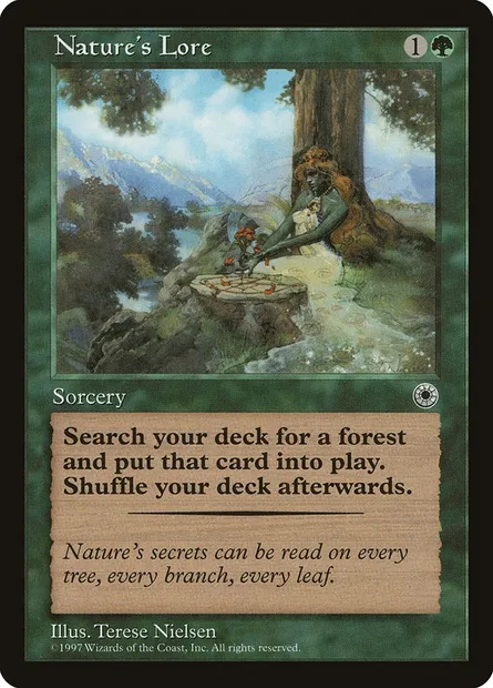 Nature's Lore, Magic card POR 178 — Portal set