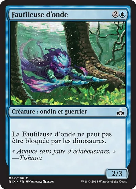Faufileuse d'onde, carte Magic RIX 47 — extension Les combattants d'Ixalan