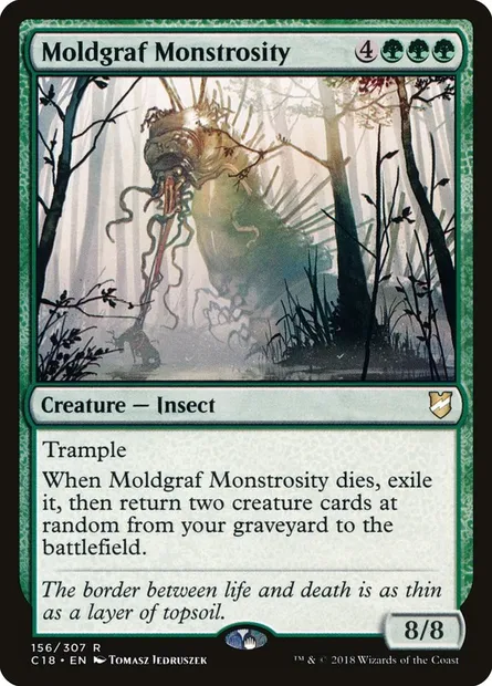 Moldgraf Monstrosity, Magic card C18 156 — Commander 2018 set