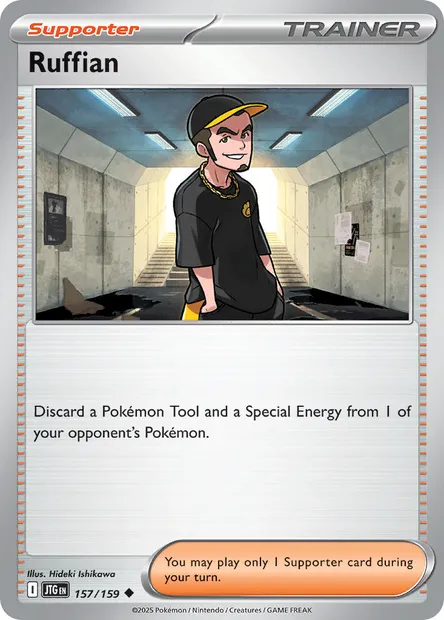 Ruffian, Pokémon card JTG 157 — Journey Together set