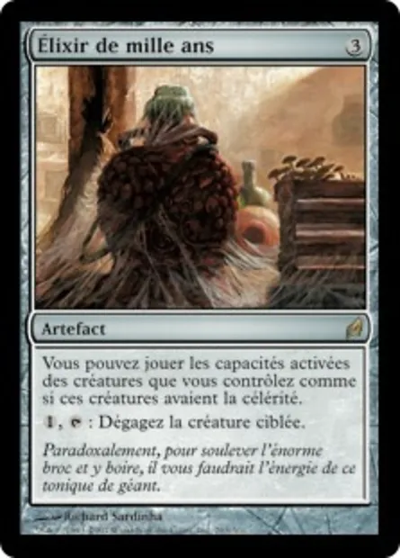 Élixir de mille ans, carte Magic LRW 263 — extension Lorwyn