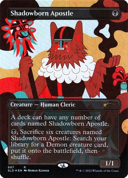 Shadowborn Apostle, Magic card SLD 687 — Secret Lair Drop set