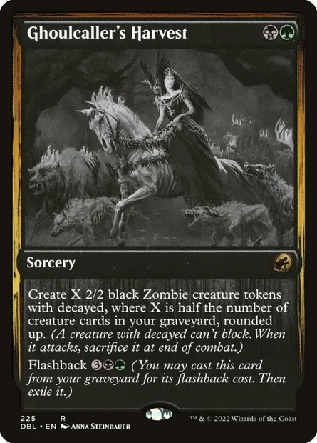 Ghoulcaller's Harvest, Magic card DBL 225 — Innistrad: Double Feature set