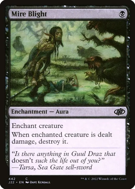 Mire Blight, Magic card J22 442 — Jumpstart 2022 set