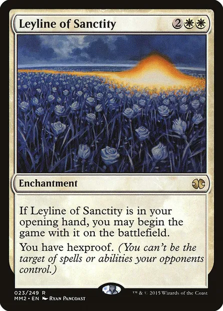 Leyline of Sanctity, Magic card MM2 23 — Modern Masters 2015 set