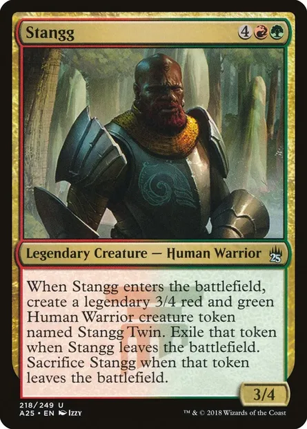 Stangg, Magic card A25 218 — Masters 25 set