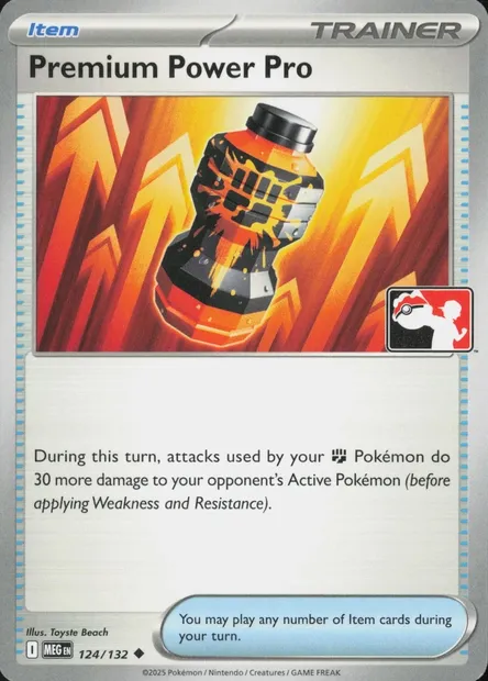 Premium Power Pro, Pokémon card PPS 124-5 — Play! Pokémon Prize Pack Series set