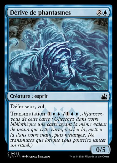 Dérive de phantasmes, carte Magic RVR 42 — extension Ravnica Remastered