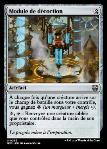 Module de décoction, carte Magic M3C 288 — extension Modern Horizons 3 Commander