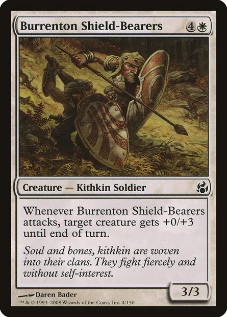 Burrenton Shield-Bearers, Magic card MOR 4 — Morningtide set