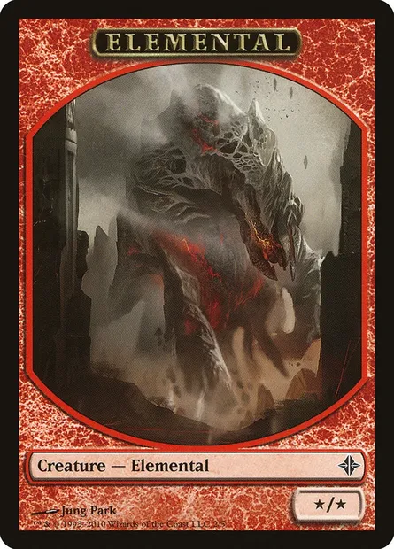 Elemental, carte Magic TROE 2 — extension Rise of the Eldrazi Tokens