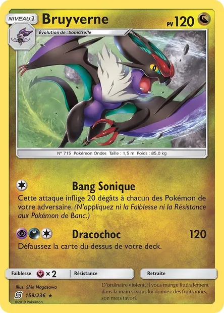 Bruyverne, carte Pokémon UNM 159 — extension Harmonie des Esprits