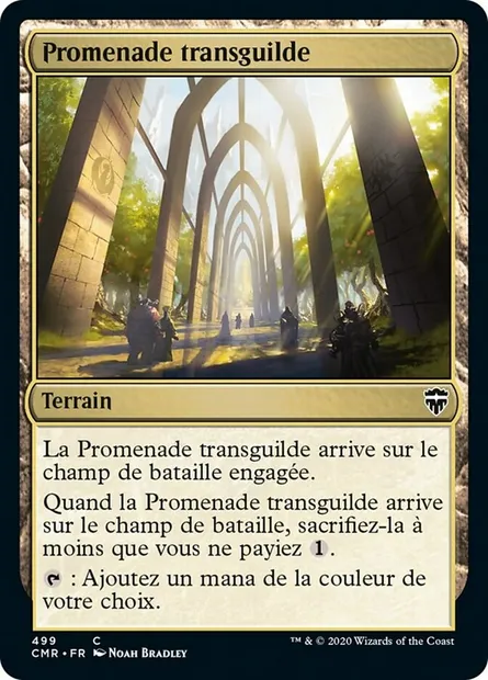 Promenade transguilde, carte Magic CMR 499 — extension Commander Legends