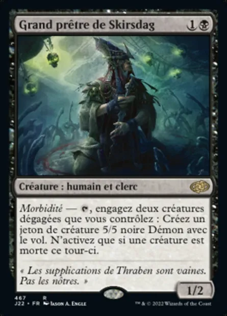 Grand prêtre de Skirsdag, carte Magic J22 467 — extension Jumpstart 2022