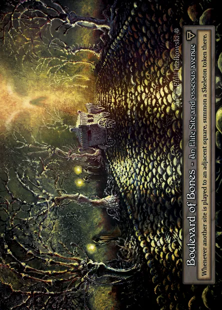 Boulevard of Bones, carte Sorcery GOT 365 — extension Gothic