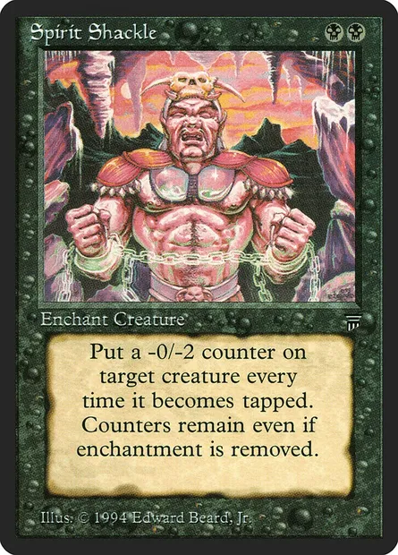 Spirit Shackle, Magic card LEG 117 — Legends set