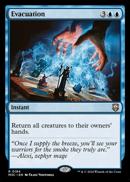 Evacuation, Magic card M3C 184 — Modern Horizons 3 Commander set