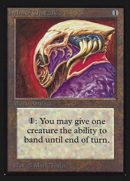 Helm of Chatzuk, Magic card CED 247 — Collectors' Edition set