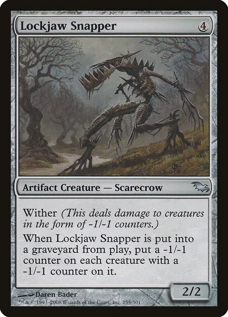 Lockjaw Snapper, Magic card SHM 255 — Shadowmoor set