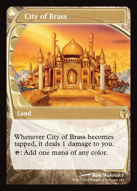 City of Brass, Magic card MB2 240 — Mystery Booster 2 set