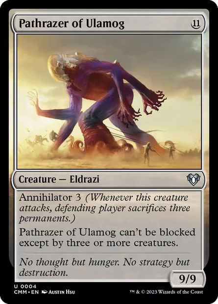 Pathrazer of Ulamog, Magic card CMM 4 — Commander Masters set