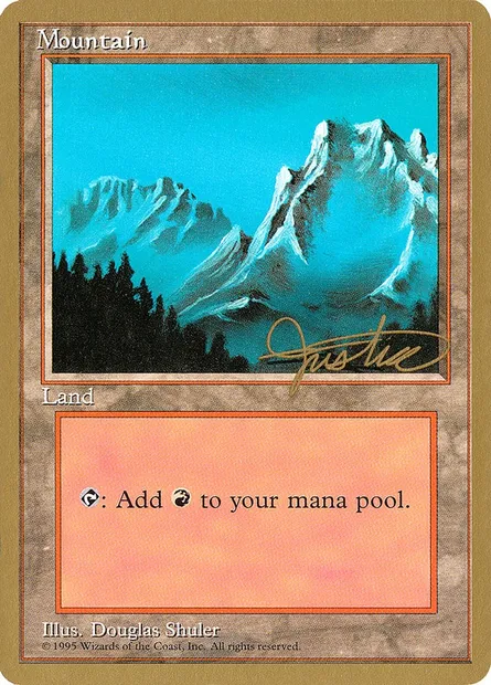 Mountain, Magic card PTC mj374 — Pro Tour Collector Set set