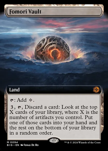 Fomori Vault, Magic card BIG 94 — The Big Score set
