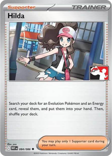 Hilda, Pokémon card PPS 084nh — Play! Pokémon Prize Pack Series set