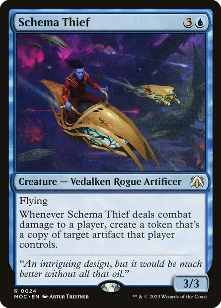 Schema Thief, Magic card MOC 24 — March of the Machine Commander set