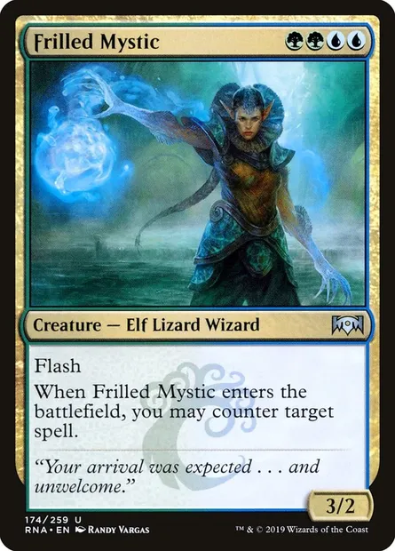 Frilled Mystic, Magic card RNA 174 — Ravnica Allegiance set