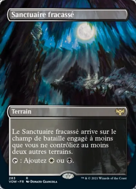 Sanctuaire fracassé, carte Magic VOW 283 — extension Innistrad : noce écarlate