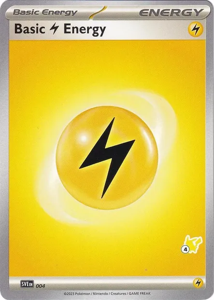 Basic Lightning Energy, Pokémon card BA24 004-4 — Battle Academy 2024 set