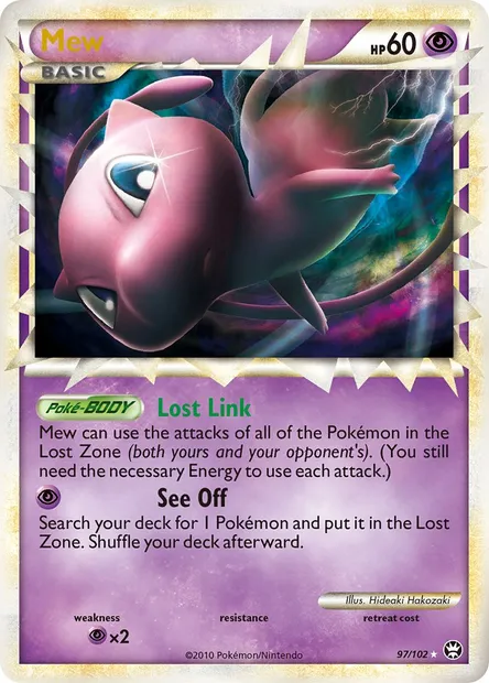 Mew, Pokémon card TM 97 — Triumphant set