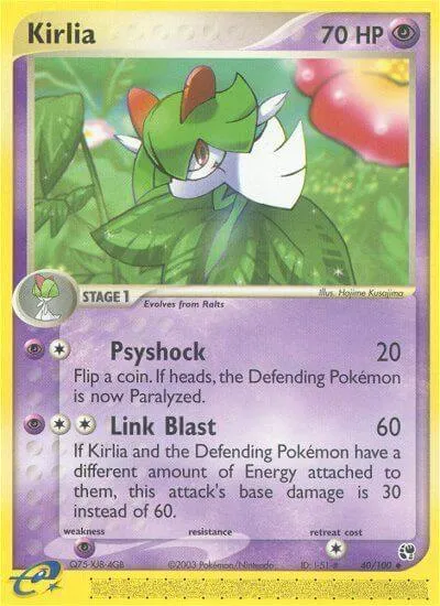 Kirlia, Pokémon card SS 40 — Sandstorm set
