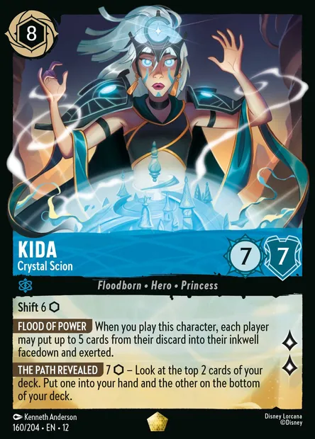 Kida - Crystal Scion, Disney Lorcana card CH12-160 — Wilds Unknown set