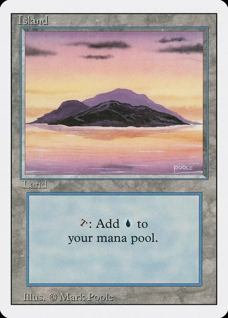 Ile, carte Magic 3ED 295 — extension Revised Edition