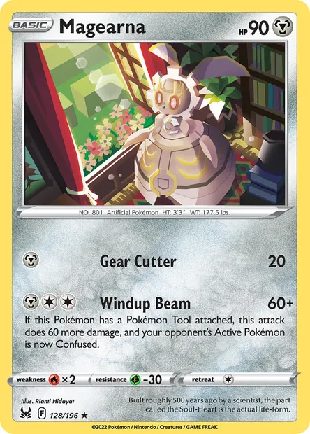 Magearna, Pokémon card LOR 128 — Lost Origin set
