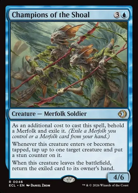 Champions of the Shoal, Magic card ECL 46 — Lorwyn Eclipsed set