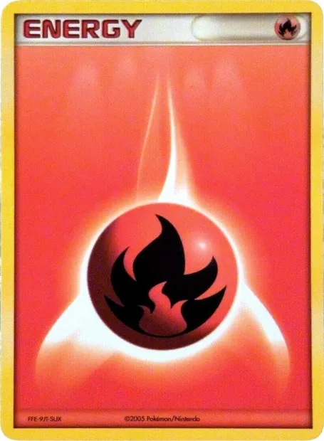 Énergie Feu, carte Pokémon LGP 2005-2 — extension League Promos