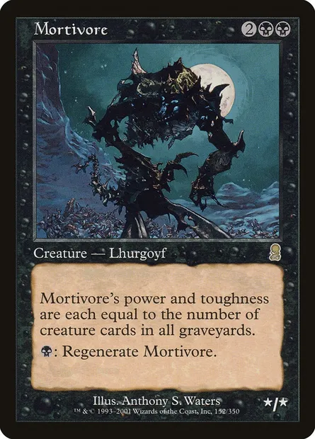 Mortivore, Magic card ODY 152 — Odyssey set