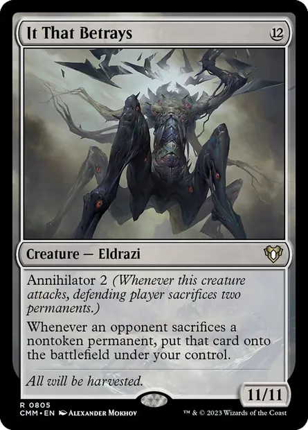 It That Betrays, Magic card CMM 805 — Commander Masters set