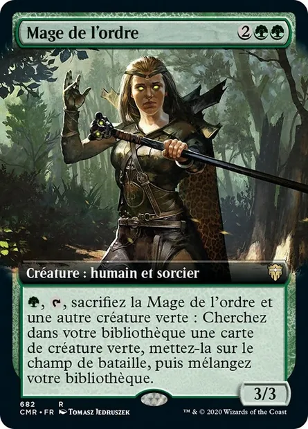 Mage de l'ordre, carte Magic CMR 682 — extension Commander Legends