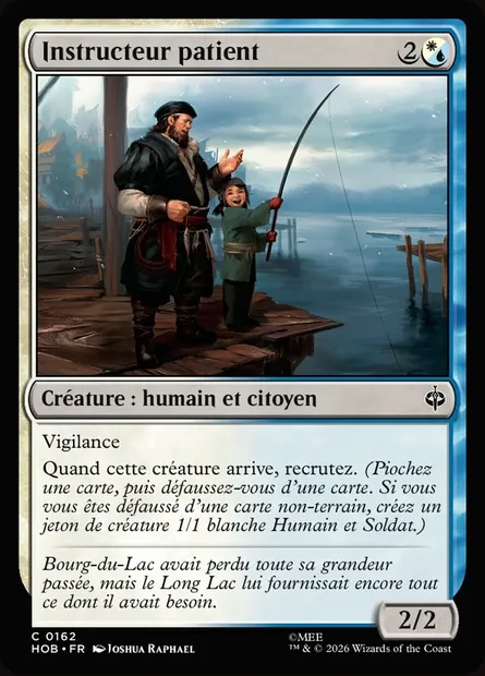 Instructeur patient, carte Magic HOB 162 — extension The Hobbit