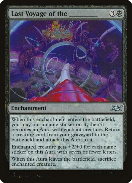 Last Voyage of the _____, carte Magic UNF 364 — extension Unfinity