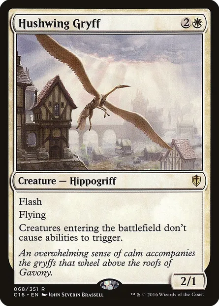 Hushwing Gryff, Magic card C16 68 — Commander 2016 set