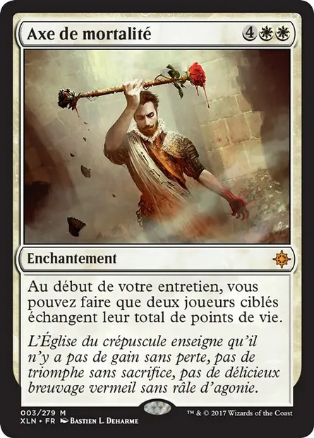 Axe de mortalité, carte Magic XLN 3 — extension Ixalan