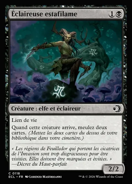Éclaireuse estafilame, carte Magic ECL 118 — extension Lorwyn Eclipsed
