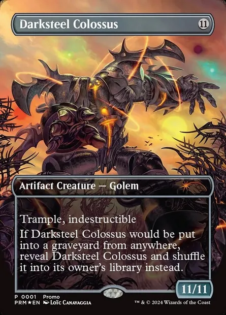 Darksteel Colossus, Magic card PW24 19 — Wizards Play Network 2024 set